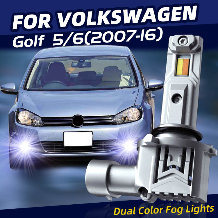 Colour Changing Bulb - 2xCar LED ด้านหน้าหมอกไฟโคมไฟหลอดไฟ Dual สี Switchback