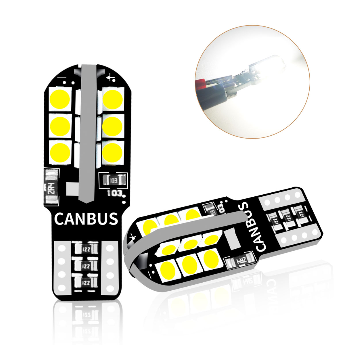 Colour Changing Bulb - หลอดไฟสัญญาณรถยนต์ W5W WY5W 192 194 168