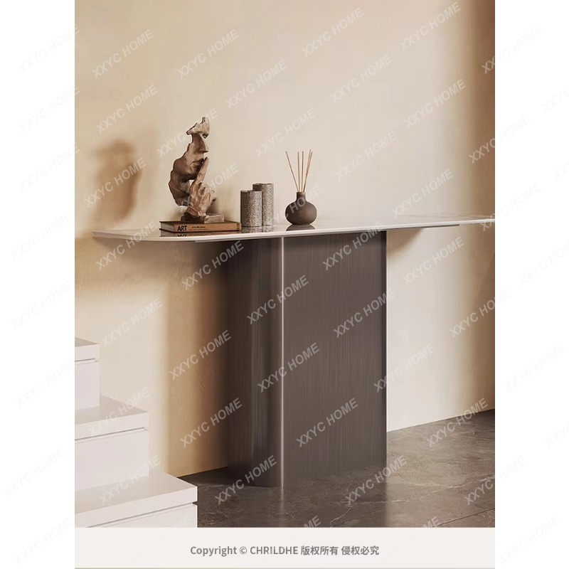 Decor Lighting Discount - NQ52 ลดราคาสุดคุ้ม โต๊ะวางของตกแต่งทางเข้าบ้านสไตล์หรูหรา Heyi วางชิดผนัง ตู้ตกแต่งทางเดิน