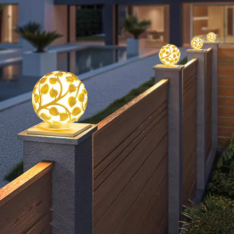 Lighting Decor Outdoor - ไฟเสาภายนอกอาคาร ไฟเสา LED พลังงานแสงอาทิตย์ ไฟที่ไม่ใช่พลังงานแสงอาทิตย์ ของตกแต่งสวนกลางแจ้ง