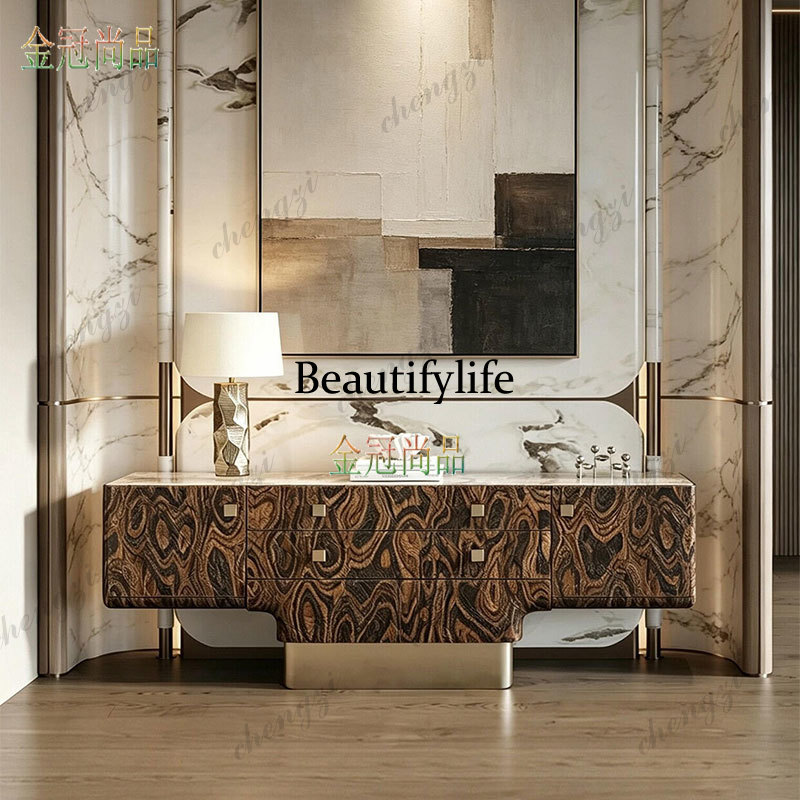 Lighting Decoration For Home - ตู้เก็บของทางเข้าบ้านสไตล์หรูหราเบาๆ, ตู้เก็บของติดผนังหินอ่อนสำหรับห้องนั่งเล่น, ตู้ตกแต่ง