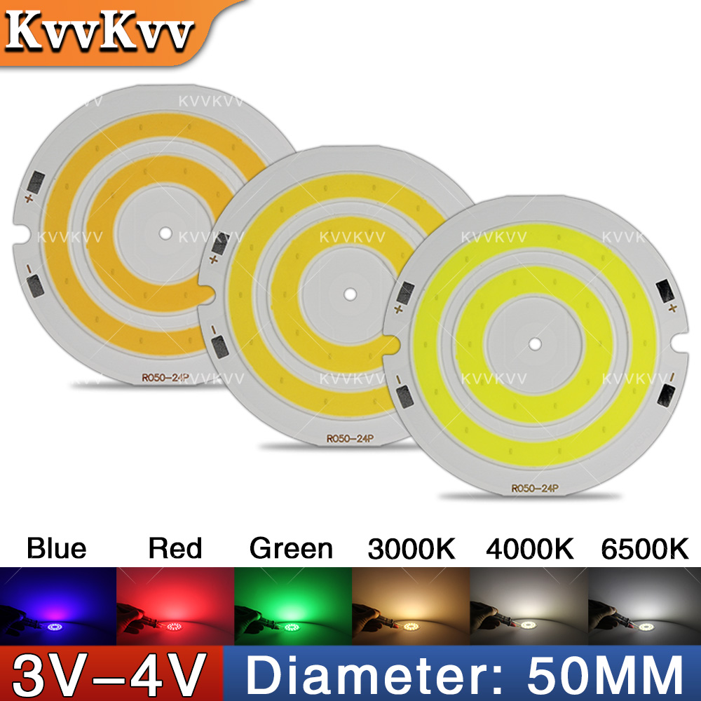 Lighting Decor For House - 3V 4V รอบ COB หลอดไฟ LED
