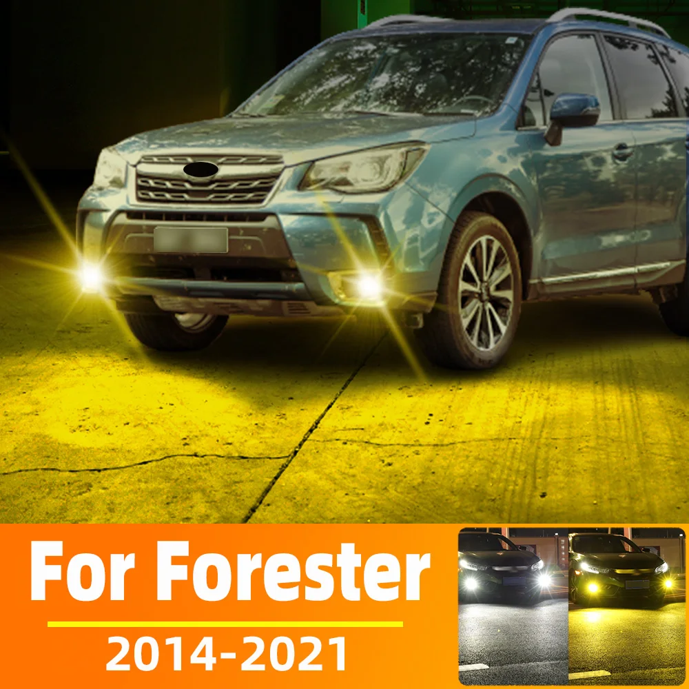 Colour Changing Bulb - 2Pcs ไฟ LED หมอกหลอดไฟโคมไฟสำหรับ Subaru Forester