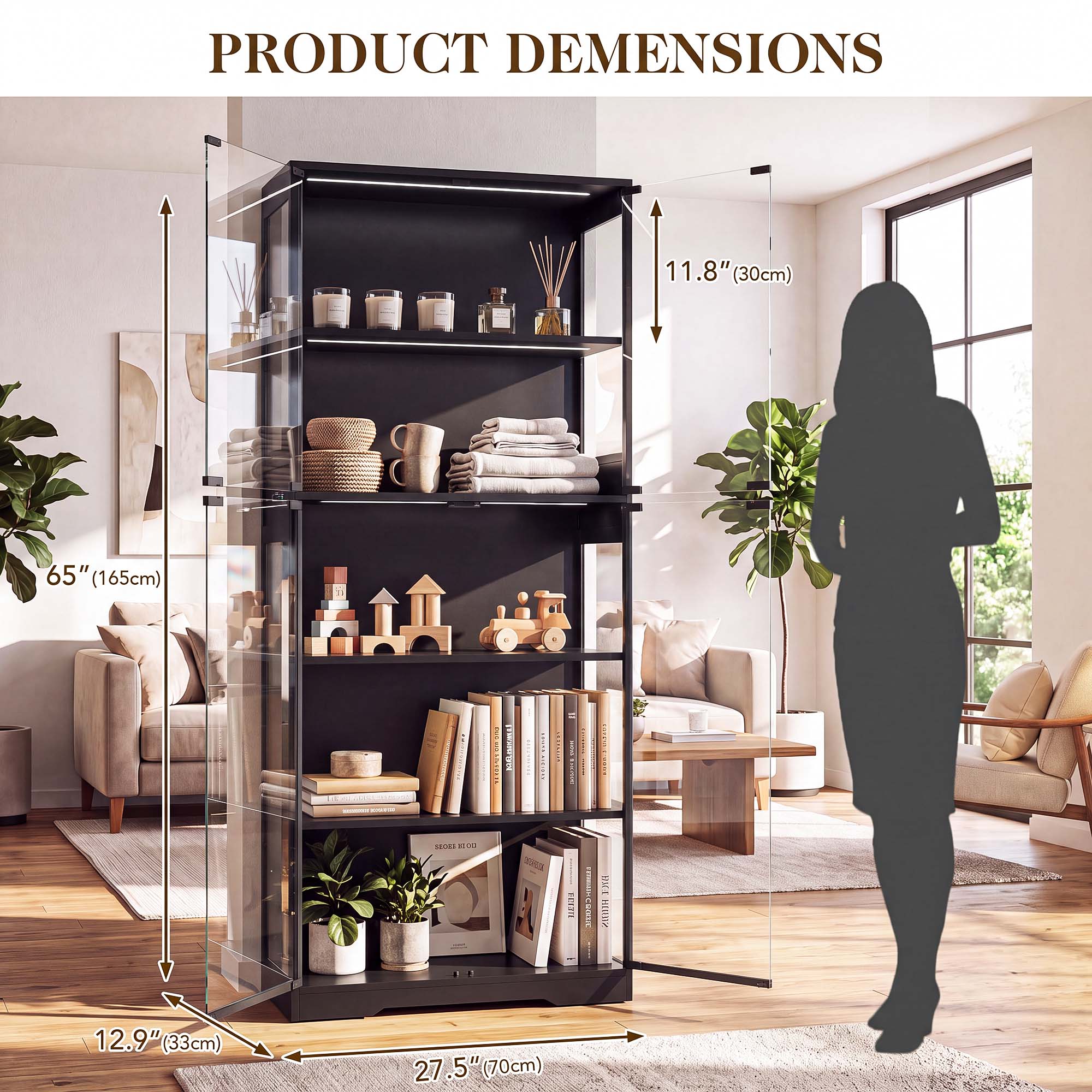 ตู้โชว์ 5 ชั้น TCGBKAF พร้อมปร - Lighting Decoration For Home บทวิจารณ์และราคา