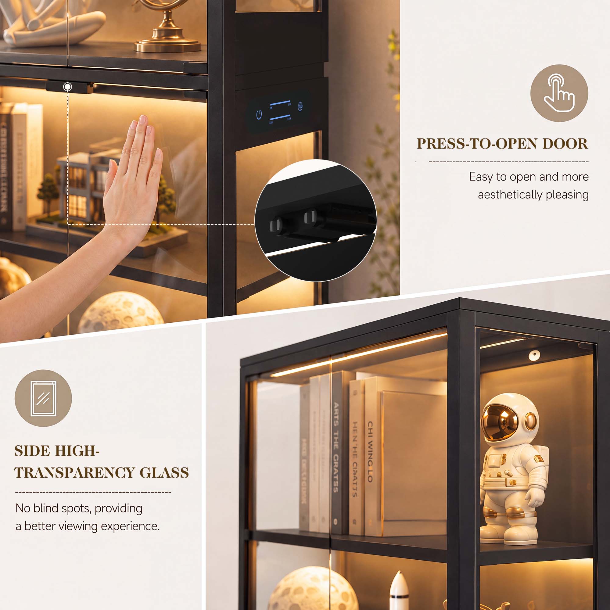 ตู้โชว์ 5 ชั้น TCGBKAF พร้อมปร - Lighting Decoration For Home บทวิจารณ์และราคา