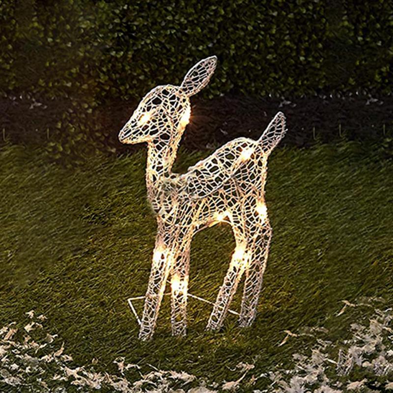 กวางเรนเดียร์ตกแต่งคริสต์มาสเท - Lighting Decoration Stand บทวิจารณ์และราคา