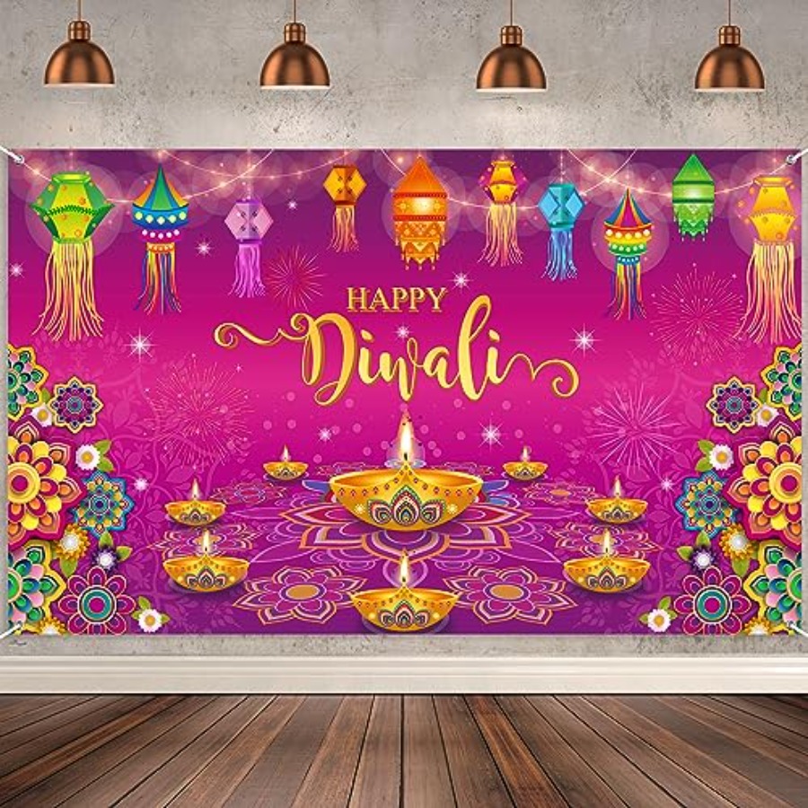 ฉากหลังตกแต่งงานดิวาลีสำหรับแข - Lighting Decoration For Diwali บทวิจารณ์และราคา