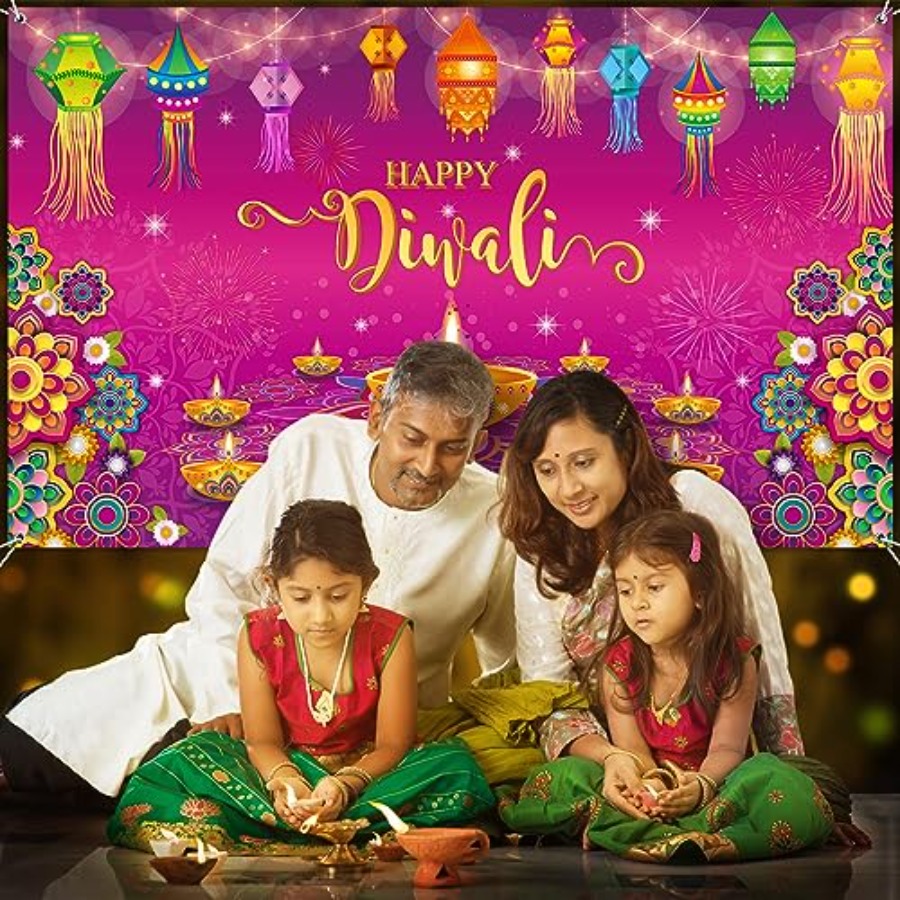 ฉากหลังตกแต่งงานดิวาลีสำหรับแข - Lighting Decoration For Diwali บทวิจารณ์และราคา