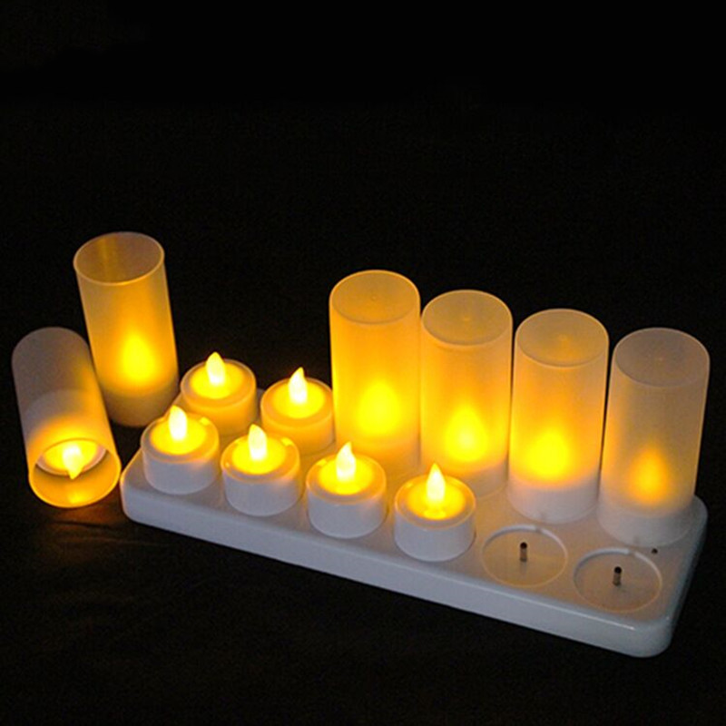 แพ็ค 12 ชิ้น LED แบบชาร์จไฟได้ - Decor Lighting Pack บทวิจารณ์และราคา