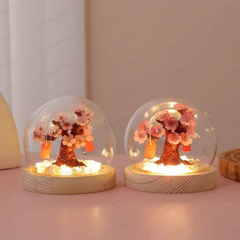 โคมไฟตั้งโต๊ะต้นซากุระ DIY - โ - Unique Lighting Decor บทวิจารณ์และราคา