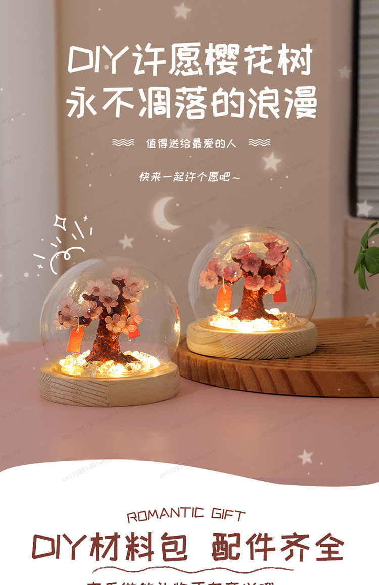 โคมไฟตั้งโต๊ะต้นซากุระ DIY - โ - Unique Lighting Decor บทวิจารณ์และราคา