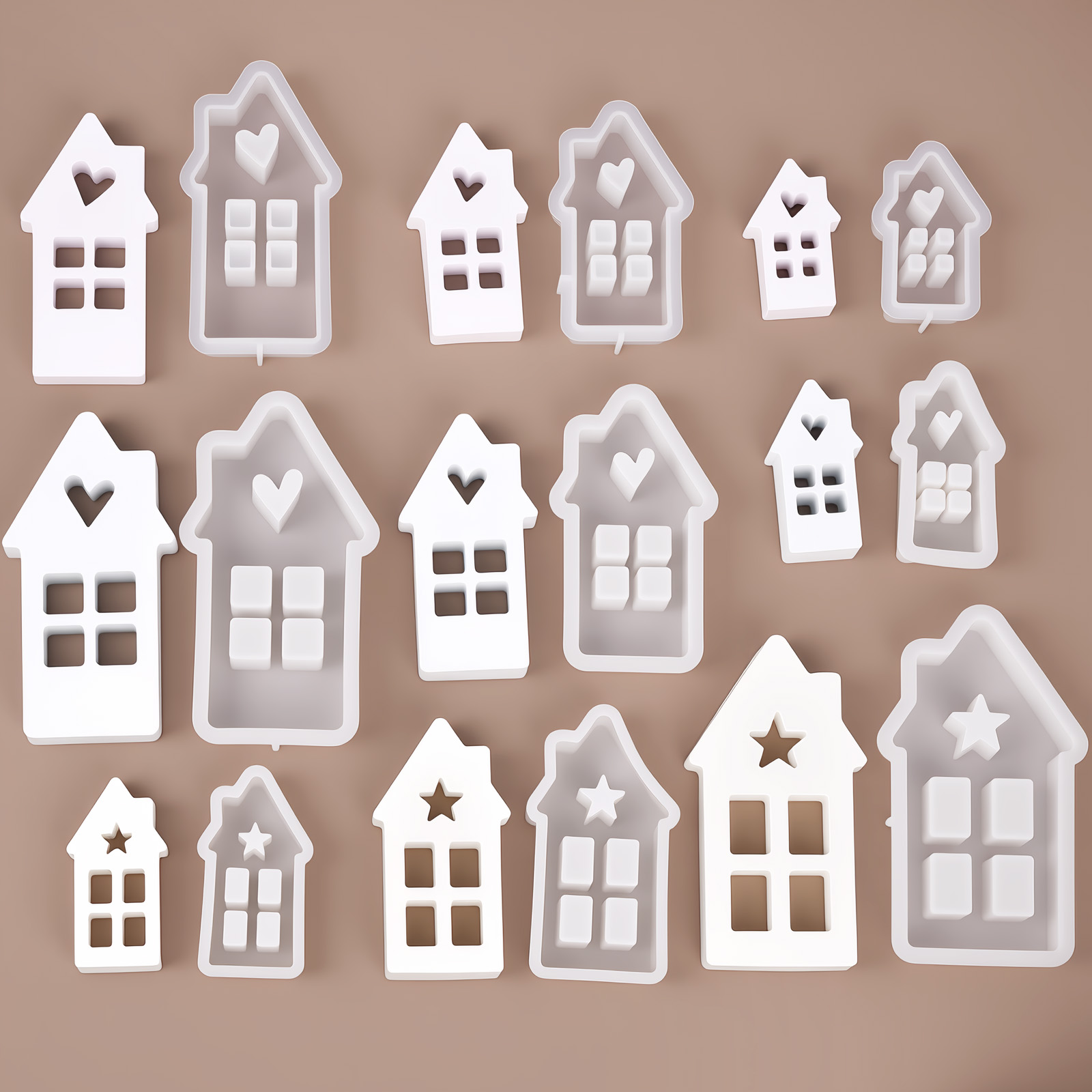 Star Heart House แม่พิมพ์ซิลิโ - Lighting Decor For House บทวิจารณ์และราคา