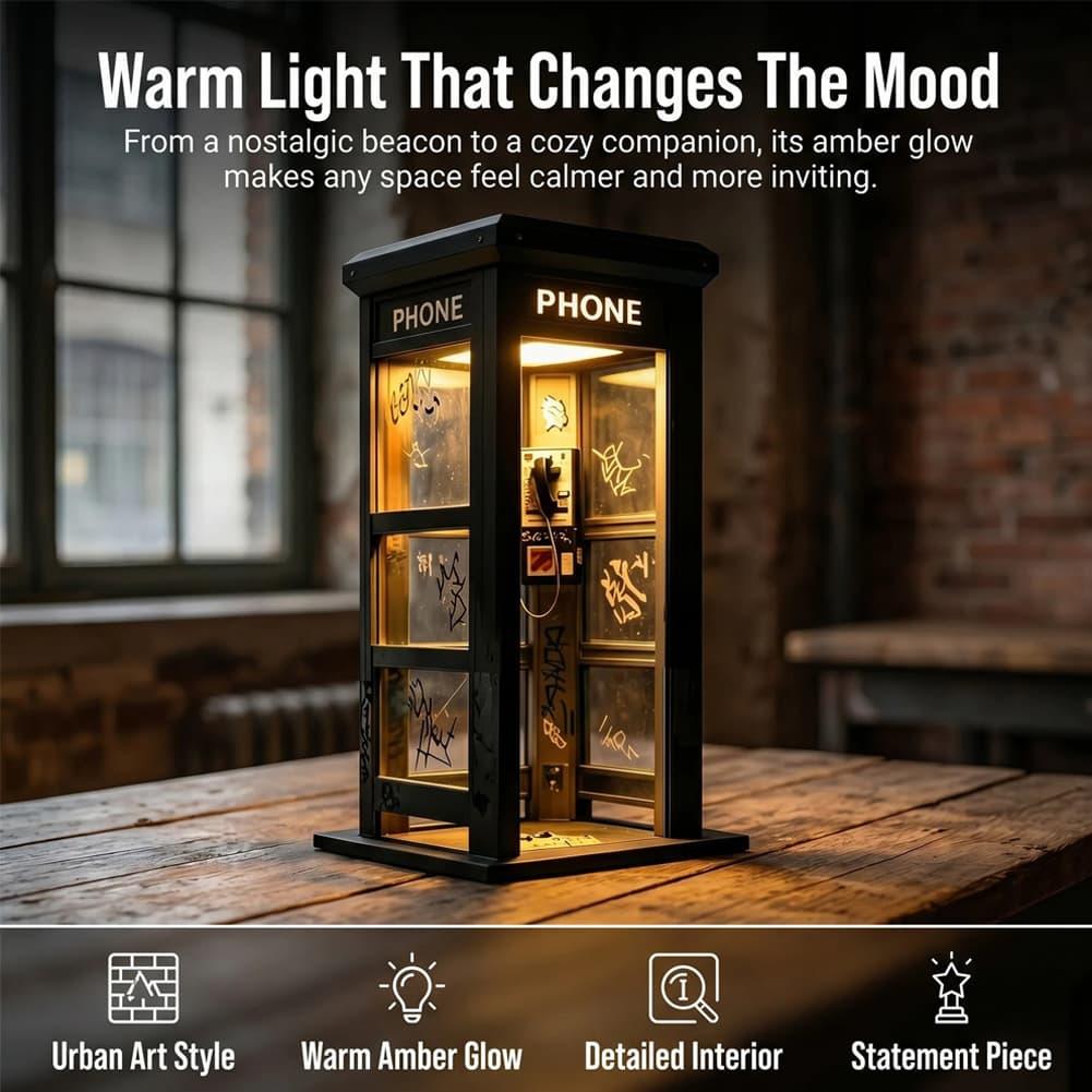 โคมไฟตั้งโต๊ะรูปตู้โทรศัพท์กรา - Lighting Decor Bedroom บทวิจารณ์และราคา