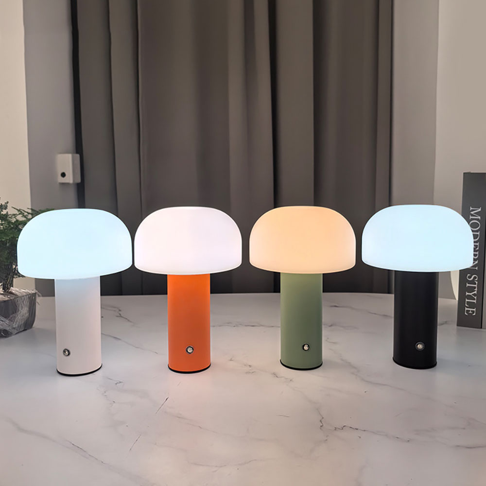 โคมไฟตั้งโต๊ะหรี่แสงได้3สี, ให - Mushroom Table Lamp บทวิจารณ์และราคา