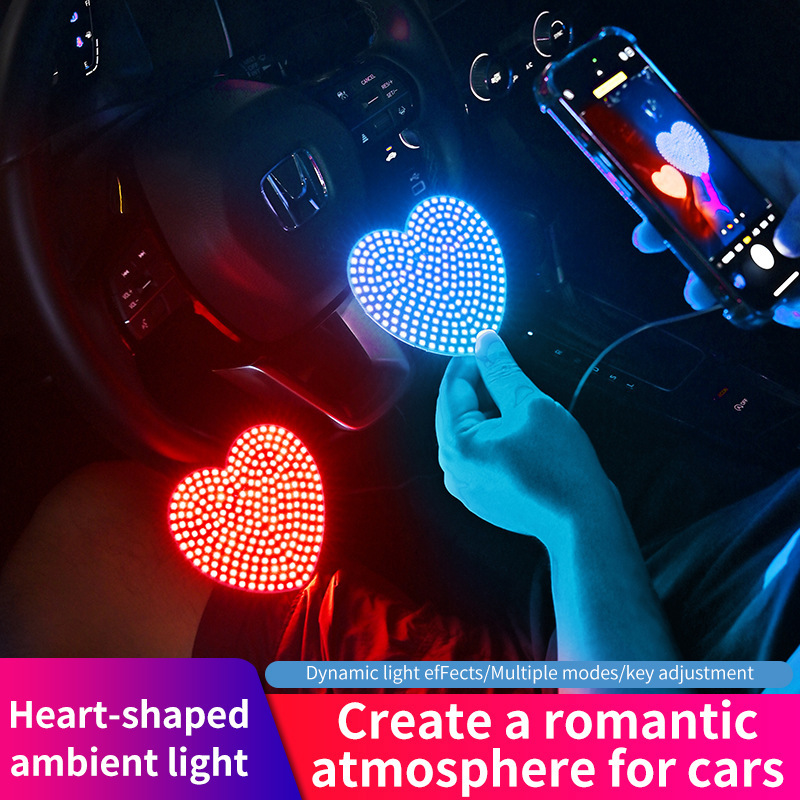 ไฟแอมเบียนท์ในรถยนต์ LED รูปหั - Unique Lighting Decor บทวิจารณ์และราคา