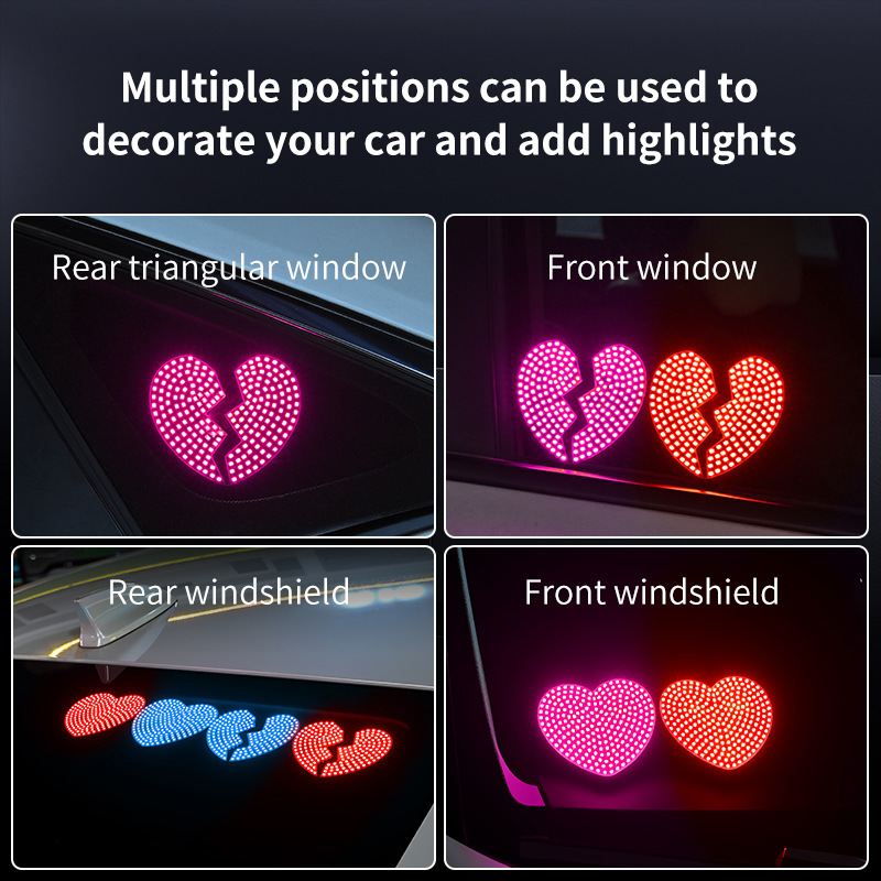 ไฟแอมเบียนท์ในรถยนต์ LED รูปหั - Unique Lighting Decor บทวิจารณ์และราคา