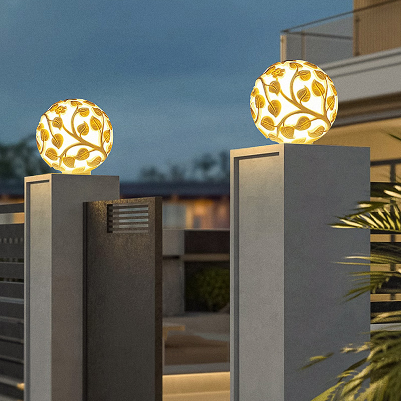 ไฟเสาภายนอกอาคาร ไฟเสา LED พลั - Lighting Decor Outdoor บทวิจารณ์และราคา
