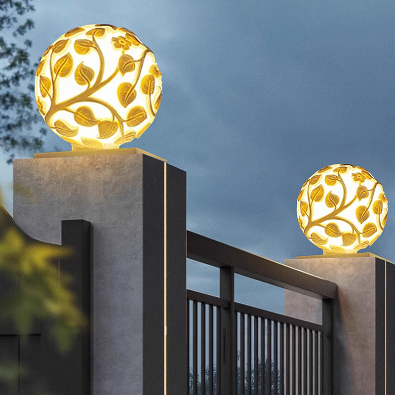 ไฟเสาภายนอกอาคาร ไฟเสา LED พลั - Lighting Decor Outdoor บทวิจารณ์และราคา