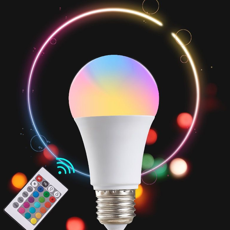 E27 220V 16 สี RGB หลอดไฟ LED  - Colour Changing Bulb บทวิจารณ์และราคา