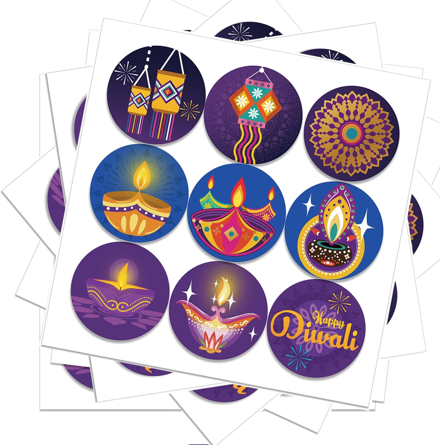 สติกเกอร์ Diwali มีความสุขเทศก - Lighting Decoration For Diwali บทวิจารณ์และราคา