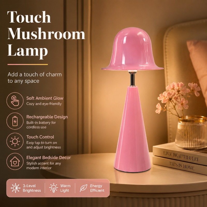 โคมไฟตั้งโต๊ะรูปเห็ดดีไซน์ทันส - Mushroom Table Lamp บทวิจารณ์และราคา
