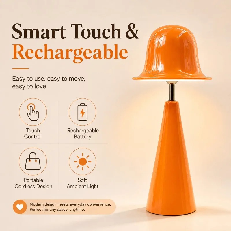 โคมไฟตั้งโต๊ะรูปเห็ดดีไซน์ทันส - Mushroom Table Lamp บทวิจารณ์และราคา