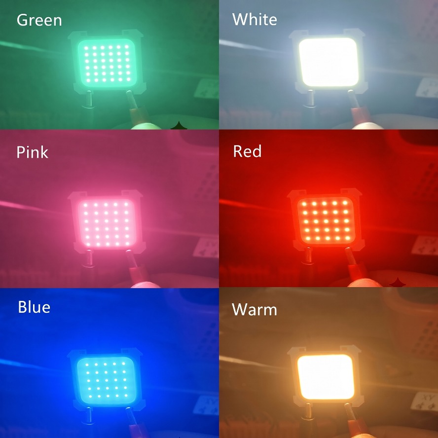6 สี 100 ~ 10PCS 3V LED COB ชิ - Colour Changing Bulb บทวิจารณ์และราคา