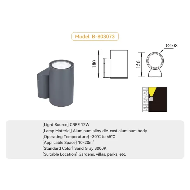ไฟตกแต่งผนังภายนอกแบบกำหนดเอง  - Lighting Decor Outdoor บทวิจารณ์และราคา