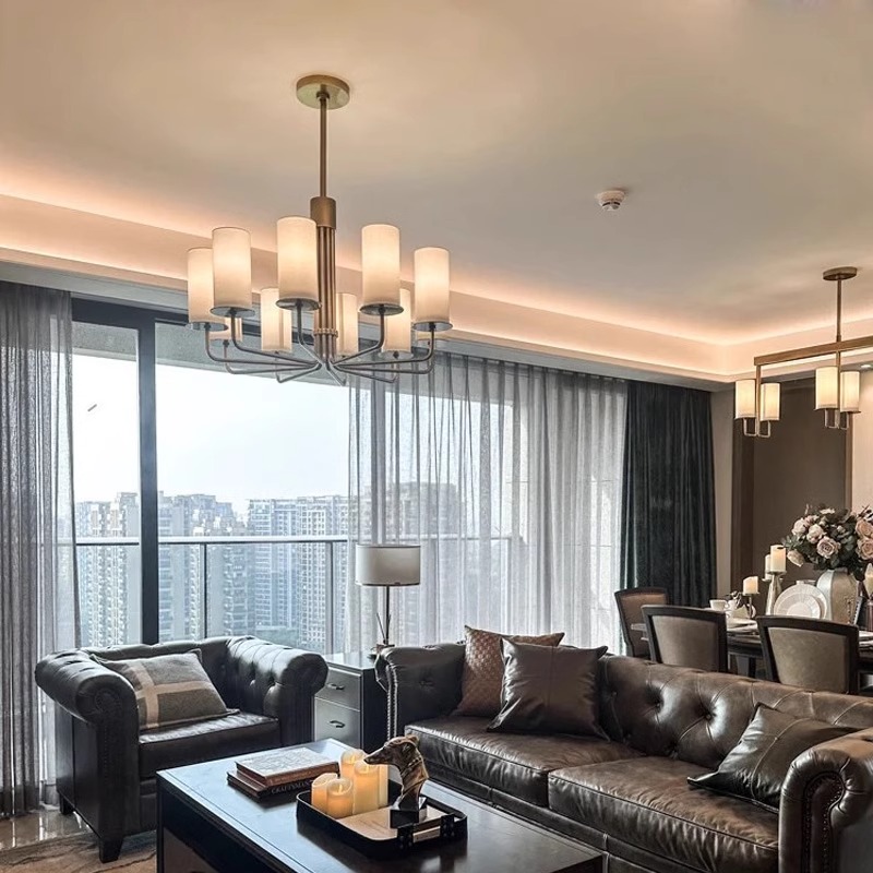 โคมไฟระย้าทองแดงสีทองหรูหราลดร - Decor Lighting Discount บทวิจารณ์และราคา