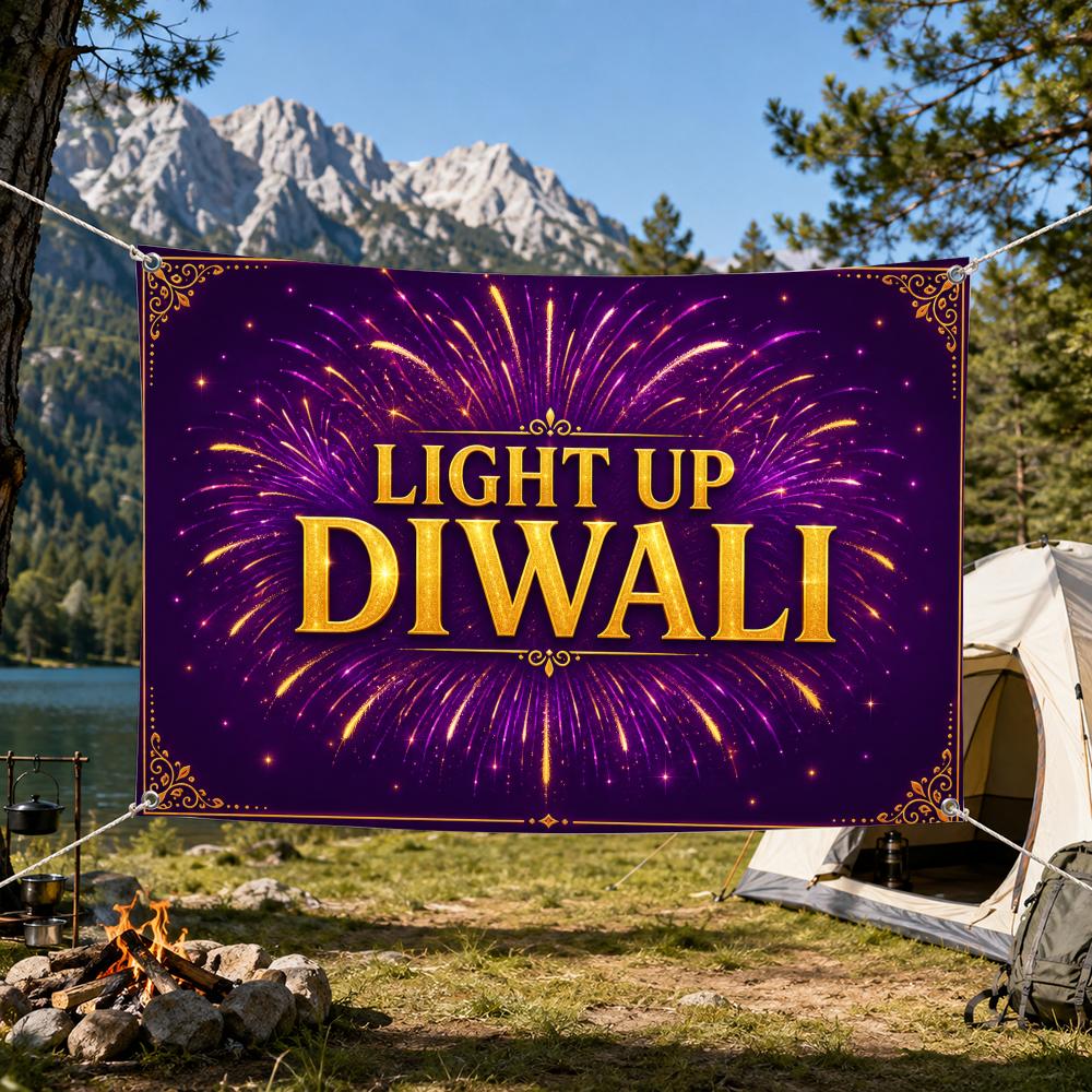 ธงแบนเนอร์ประดับไฟสำหรับเทศกาล - Lighting Decoration For Diwali บทวิจารณ์และราคา