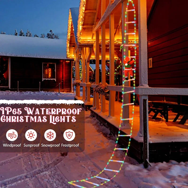 ไฟคริสต์มาส LED สายไฟตกแต่งบัน - Lighting Decor Outdoor บทวิจารณ์และราคา