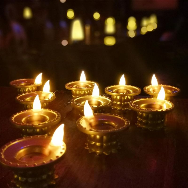 โคมไฟน้ำมันกันน้ำ BHBD แบบไร้เ - Lighting Decoration For Diwali บทวิจารณ์และราคา