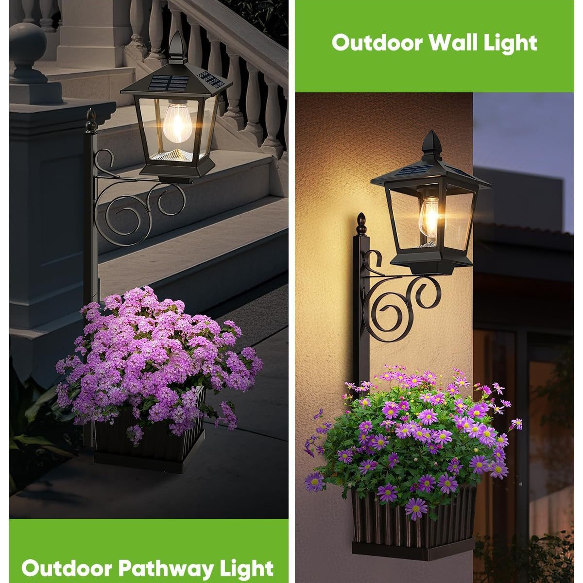 โคมไฟพลังงานแสงอาทิตย์ 2 in 1  - Lighting Decor Outdoor บทวิจารณ์และราคา