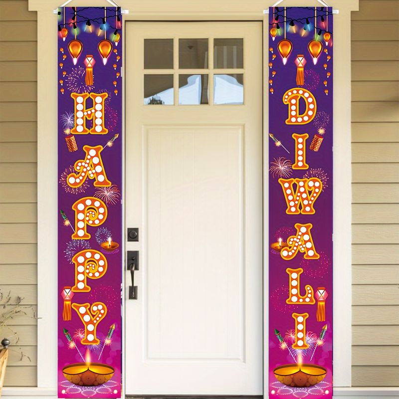 VIKAMA ชุด 2 ชิ้น แบนเนอร์ประด - Lighting Decoration For Diwali บทวิจารณ์และราคา