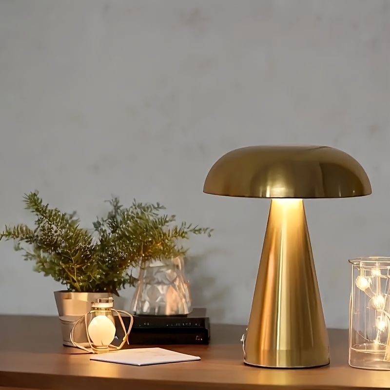 โคมไฟตั้งโต๊ะ LED สไตล์เรโทร ร - Mushroom Table Lamp บทวิจารณ์และราคา