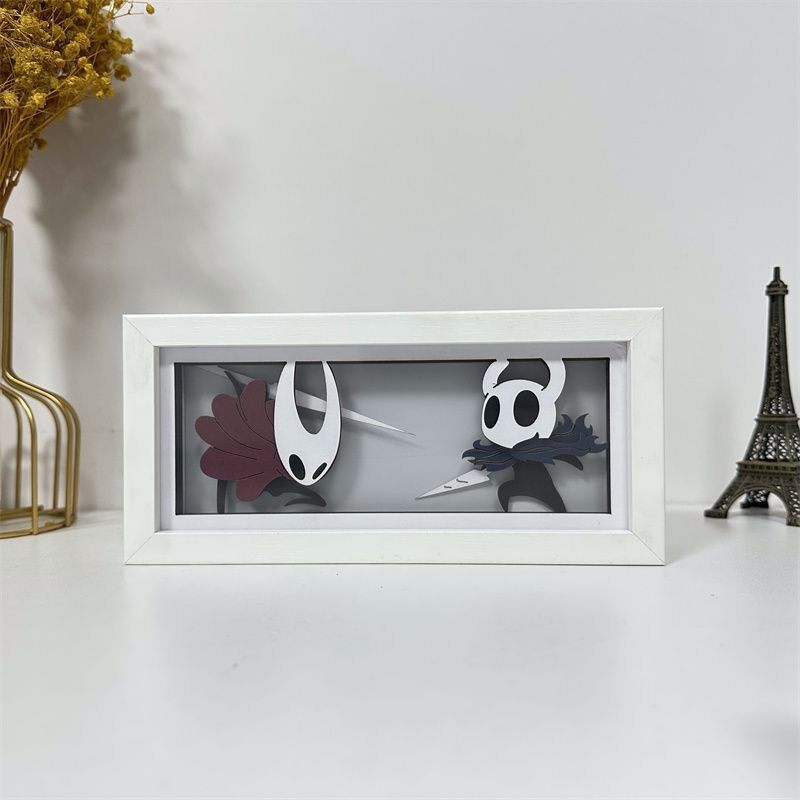 กล่องไฟกระดาษตัดลาย Hollow Kni - Lighting Room Decor Items บทวิจารณ์และราคา
