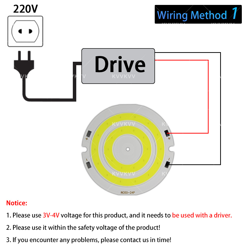3V 4V รอบ COB หลอดไฟ LED อะไหล - Lighting Decor For House บทวิจารณ์และราคา