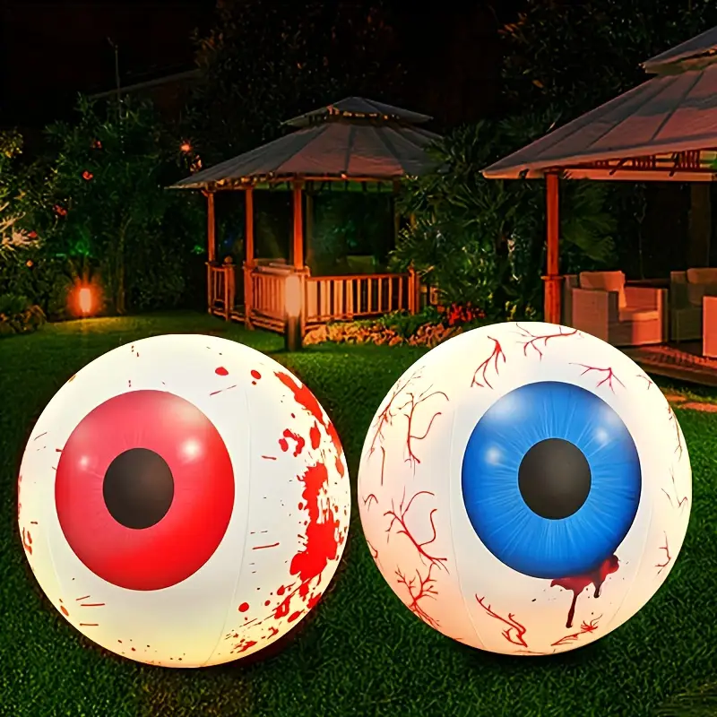 ลูกตาเป่าลมฮาโลวีน ไฟ LED ควบค - Lighting Decor For House บทวิจารณ์และราคา