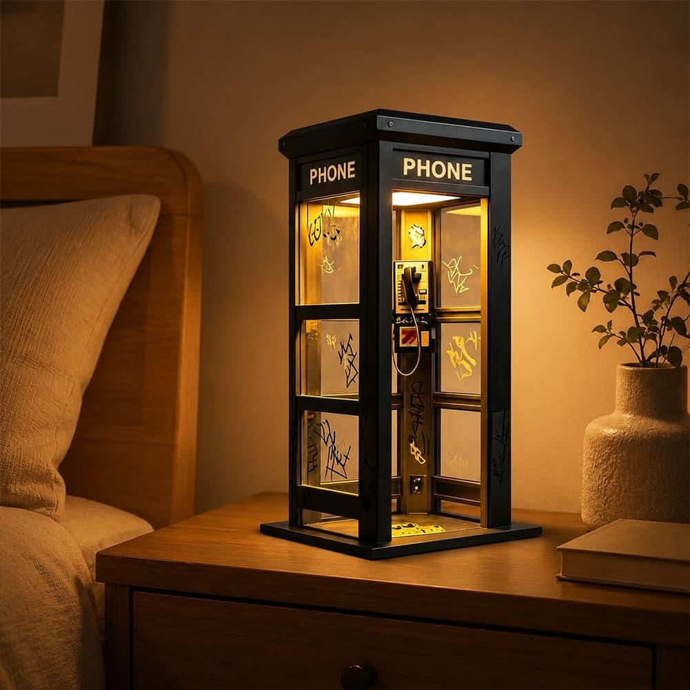 โคมไฟตั้งโต๊ะรูปตู้โทรศัพท์ลอน - Lighting Decoration For Home บทวิจารณ์และราคา