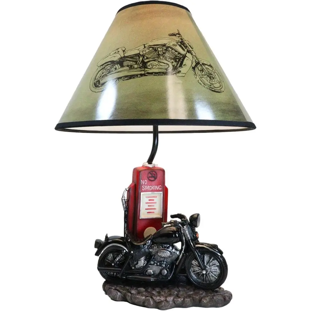 โคมไฟตั้งโต๊ะรูปปั๊มน้ำมันรถมอ - Lighting Decoration For Home บทวิจารณ์และราคา