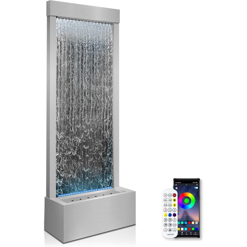 น้ำพุตั้งพื้นแบบเรียบง่ายทันสม - Lighting Decoration Stand บทวิจารณ์และราคา