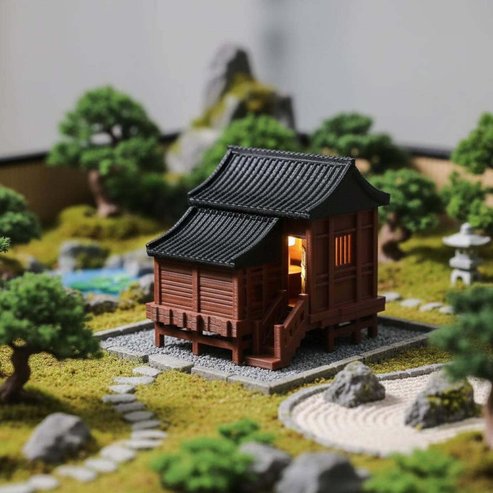 บ้านจำลองภูมิทัศน์ขนาดเล็ก สถา - Lighting Decor For House บทวิจารณ์และราคา